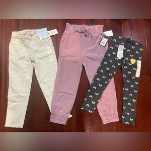 Bundle of 3 New Pair of Girls Pants